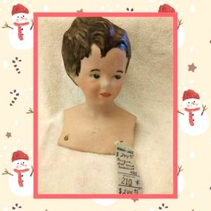 Vintage Doll Head- Perfect Condition